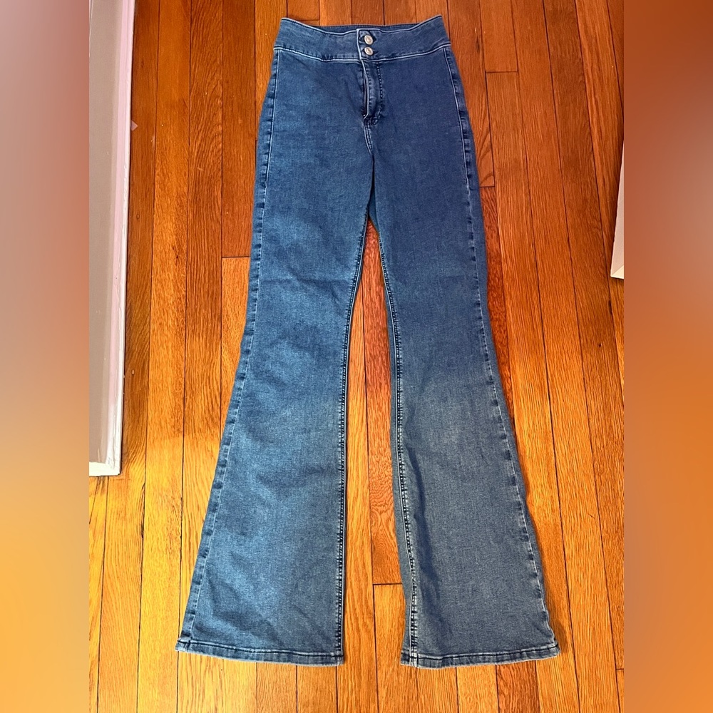 Women’s Top Shop Flare Jeans
